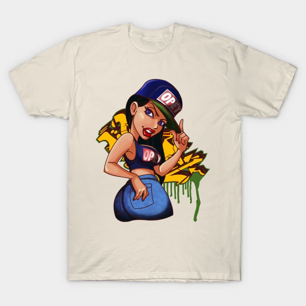 whatsUP! Crank Girls T-Shirt by NewLionStudio